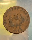 1832 Nova Scotia Half Penny