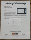 Neil Armstrong Signed 3 5x2 5 Apollo 11 Nasa Astronaut Moon Autographed Psa dna