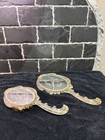 Vintage Vanity Set Mirror And Brush With Mirror Lucite