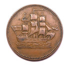 1835 Prince Edward Island Ships Colonies   Commerce Vf Pe10-26 H-mint Pei Token