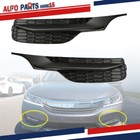 Fog Light Left right Side Lamp Cover Bezel Fit For Honda Accord 2016-2017 Black