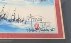 John Tracy  winter   Southwest Native American Indian Landscape Signed 14x11 In