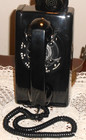 Excellent Vintage Western Electric Classic Black Rotary Dial Wall Phone Works 