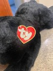 Ty Classic Large Paws Black Bear 28    Laying Plush Big Huge