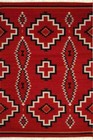 Antique Native American Indian Art Boho Ganado Navajo Wool Rug Two Grey Hill Rug
