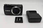 Canon Powershot A3300 Is Digital Camera 16mp Black With Battery And Charger