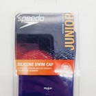 Speedo Solid Silicone Swim Cap Purple Dream Latex Free Junior Ages 6-14 