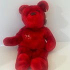 Salvino s Big Bammers Mark Mcgwire  25 Red Plush Bear Mlb 1999 Cardinals