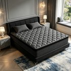 10 12 14   Gel Memory Foam Medium-firm Hybrid Spring Mattress King Queen In Box