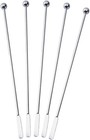 304 Stainless Steel Swizzle Sticks - 5 Pcs Cocktail   Beverage Stirring Tools