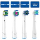 Replacement Brush Heads For Oral B Compatible Electric Toothbrush Heads  Includi