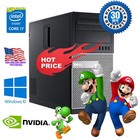 Great Dell Gaming Pc Desktop I7   Nvidia Gt 1030 Ssd   2tb  16gb Ram   Win 10
