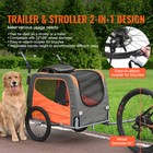 Pet Bicycle Trailer   Stroller Dog Cat Bike Carrier 66 Lbs Water Resistant