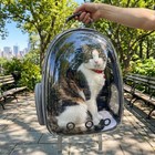 Pet Carrier Backpack Space Capsule Travel Dog Cat Bag Transparent