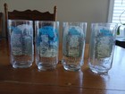 King Kong 1976 Coca-cola Burger King Glasses Complete Set Of 4 Limited Edition  