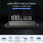 Heads Up Display Car Speed Fuel Rpm Odometer Alarm W  Reflection Board
