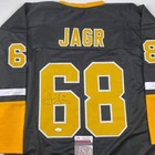 Autographed signed Jaromir Jagr Pittsburgh Black Hockey Jersey Jsa Coa