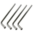 4 Pcs Universal Exhaust Hanger 10inch Length  0 47  Rod Stainless Steel Swinging