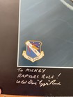 Usaf 422nd Test   Eval Sq F-22 Raptor Print Signed Lt Col Dave    logger    Rose