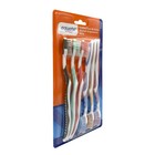 Equate Manual Toothbrushes With Contoured Bristles And Ergonomic Grip  Firm 6 Ct