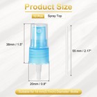 12 Pcs Blue Spray Bottle Top  18 410 Fine Mist Sprayer Stripe Plastic Top