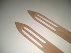 Lot Of 2 Wood Fishing Net Needles Shuttles 7 x 75  Nos Vtg Unused Bellingham Wa