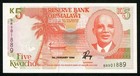 1994 Malawi Five Kwacha Banknote Reserve Bank Act 1989 Hastings Banda P  24 Unc