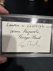President George H w  Bush  d  2018  Signed Cut Psa   Dna Authentic