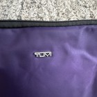 Tumi For Delta Airlines Travel Amenity Kit Purple Bag Socks Mask Mouthwash Pen