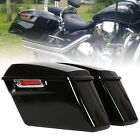 Vivid Black Hard Saddle Bags Saddlebags For 14-23 Harley Davidson Touring Models