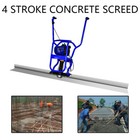 Vibratory Leveling Screed 7ft Board 4 Cycle Engine Concrete Screed Gx35 1 2hp