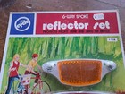 Nos Vintage Bicycle Reflector Set For Schwinn Road Bikes Others 