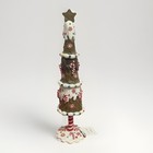 Gerson International Gingerbread Candy Christmas Tree Tabletop Decor 13  2548050