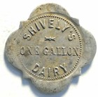 North Manchester Indiana Good For One Gallon Token