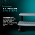 Puri Tech Universal Spa   Hot Tub Outdoor Steps No Slip Grip Support Grey Black