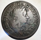 1723 Ireland Us Colonial Woods Hibernia 1 2 Half Penny  F  Obv  Corrosion