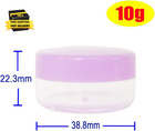 12pcs 10 Gram 10ml Small Empty Sample Jars  Refillable Cosmetic Container  Plast