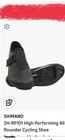 Shimano Sh-rp101 Black Road Cycling Shoes Unisex Adults Breathable 3 Bolt