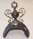 Round Oak Parlor Stove  Manufactured By The P d  Beckwith Company  b3-c17 