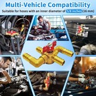 Solid Brass 5 8   4-way Heater Control Valve     Automotive Heater Core Bypass Kit