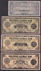 4 Us Philippines National Bank Cebu Emergency Ww2 Notes -1  5 10   20 Pesos
