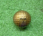 Ping Eye Solid Gold Golf Ball Excellent