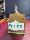 Vintage Soda Pop Bottle Carton Sprite By Coca Cola 8 Pk Cardboard Carrier Carton