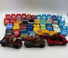 Disney Pixar Cars Lightning Mcqueen And Others Diecast Mixed Lot Of 38 Cars
