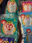 Vintage 1999 Mcdonald s Ty Teenie Beanie Babies Lot Sealed In Bags Plus Ronald