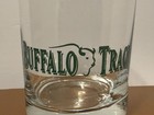Buffalo Trace Bourbon Whiskey Rocks Glass - Dark Green Print
