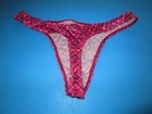 Vintage Men s Nylon Satin Plaid Thong Underwear By Bodyaware Large 36-38