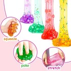8 Pack Clear Crystal Slime Kit For Kids  Jelly Cube Crunchy Making Kit    