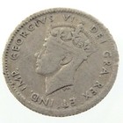 1940c Newfoundland 5 Cents Small Silver Circulated Canada Five Cents Coin P417