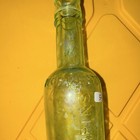 Orange Green Embossed Orange Soda Bottle J D Crown Base Marking Glass